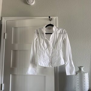 TWP White Women's Button-Front Dress Shirt - Classic Fitted 🔝